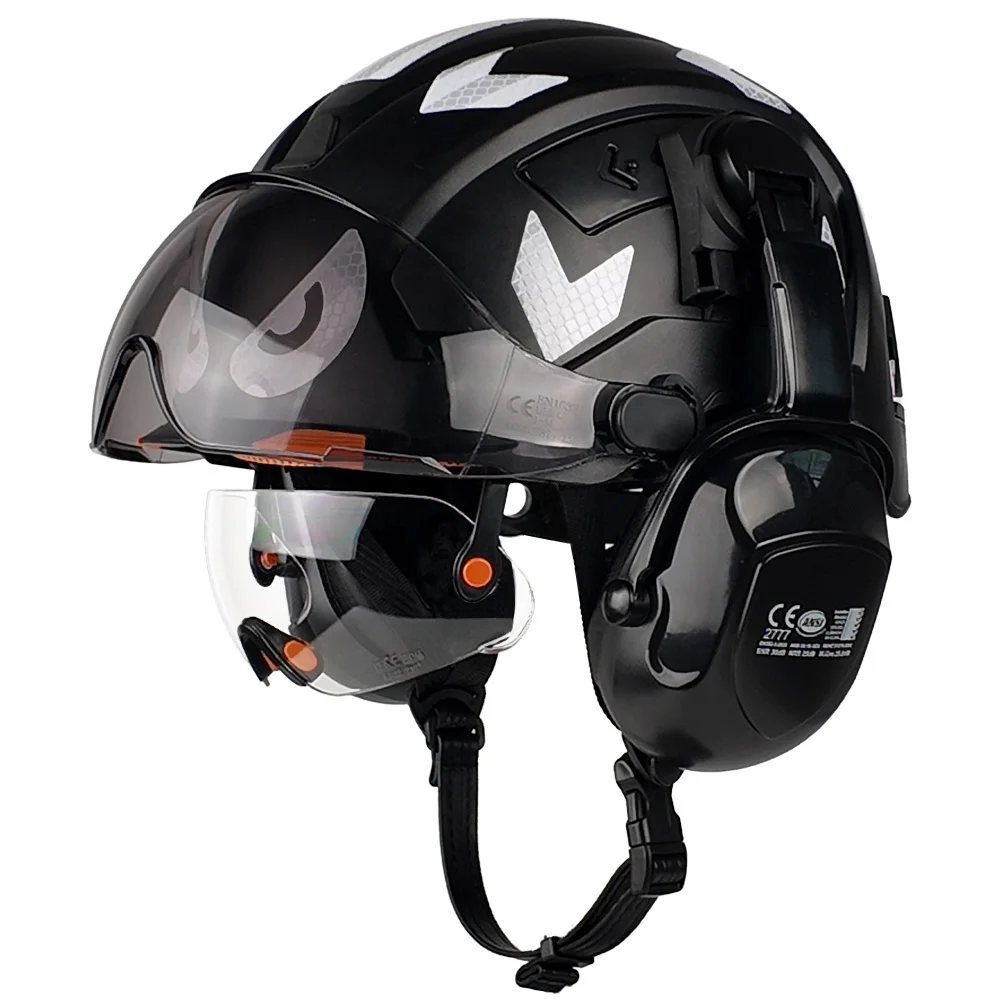 ansi-ce-safety-helmet-double-visor-earmuffs-reflective-stickers-vented-abs-hardhat-construction-industrial-professional-work-cap