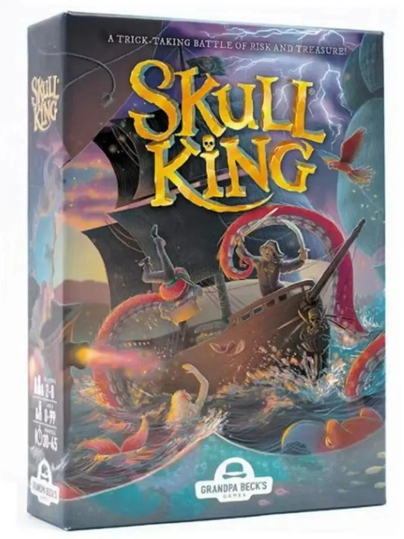 New English version Skull King Ultimate pirate game Hide your Kingdom creator card board game