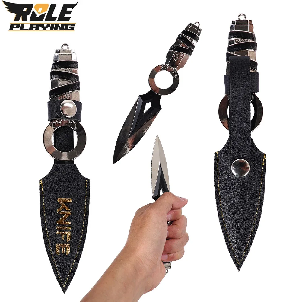 

Game VALORANT Jetty Cosplay Zinc Alloy Kunai Costume Accessories Women Fantasy Props Halloween Poniard Outfit Carnival Props