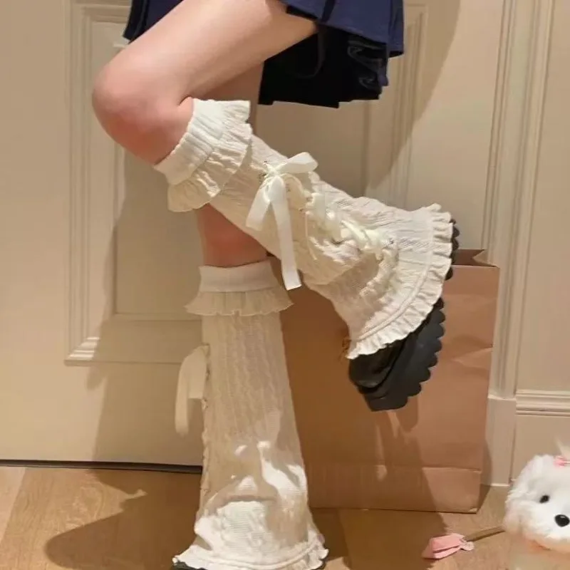 

Japanese Spice Girls Cute Strappy Sockliner Jk Girls Student Sweet Ins Style Calf Socks Warm Mid Calf Stacked Socks