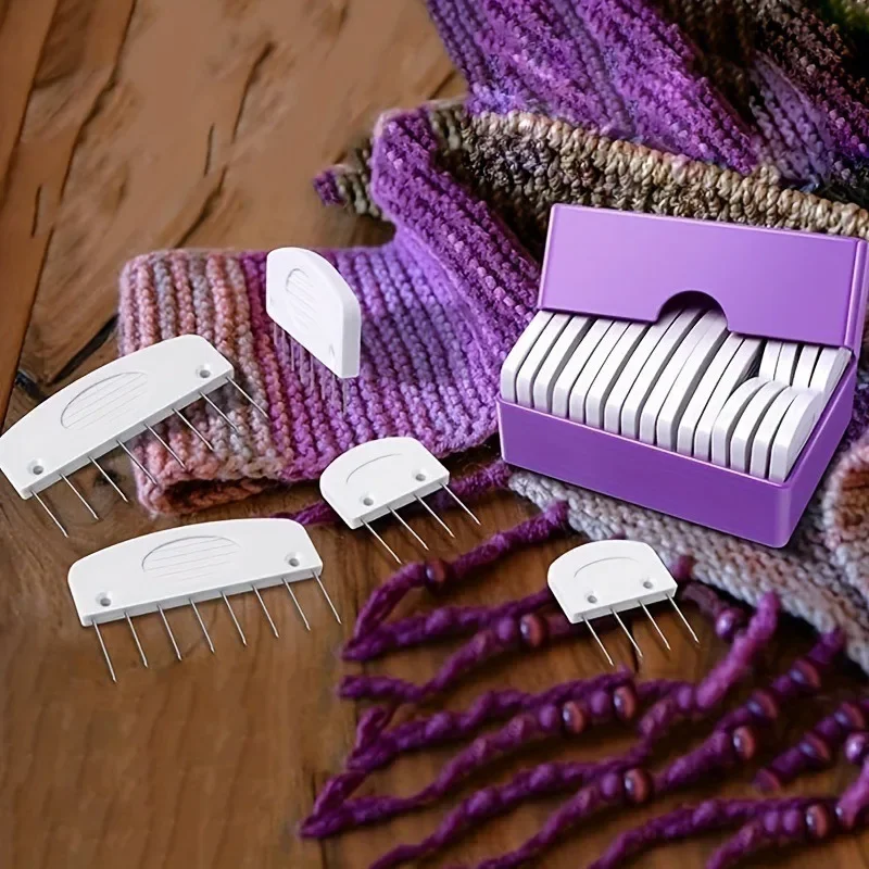 Sweater Scarf Blocking Pins, Knitting DIY Tools - Shawl & Garment Blocking Kit with Stainless Steel Pins for Crochet, Weaving