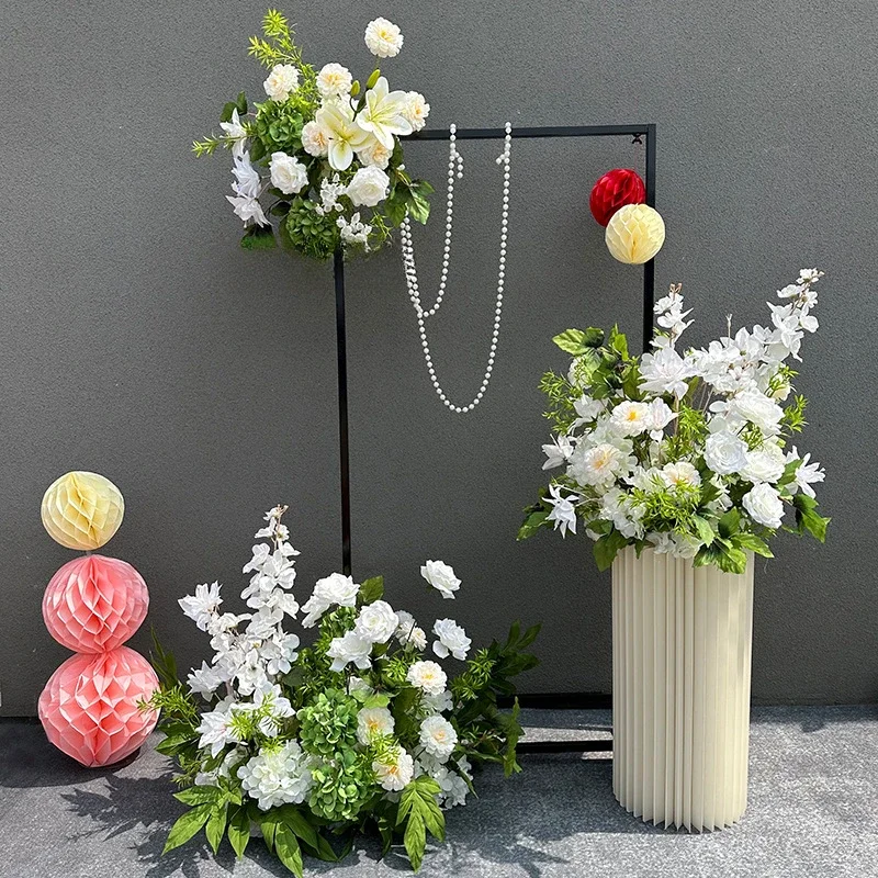 70CM Artificial Road Flower Guide Wedding Celebration Decoration Engagement Banquet Flower Arrangement Decoration