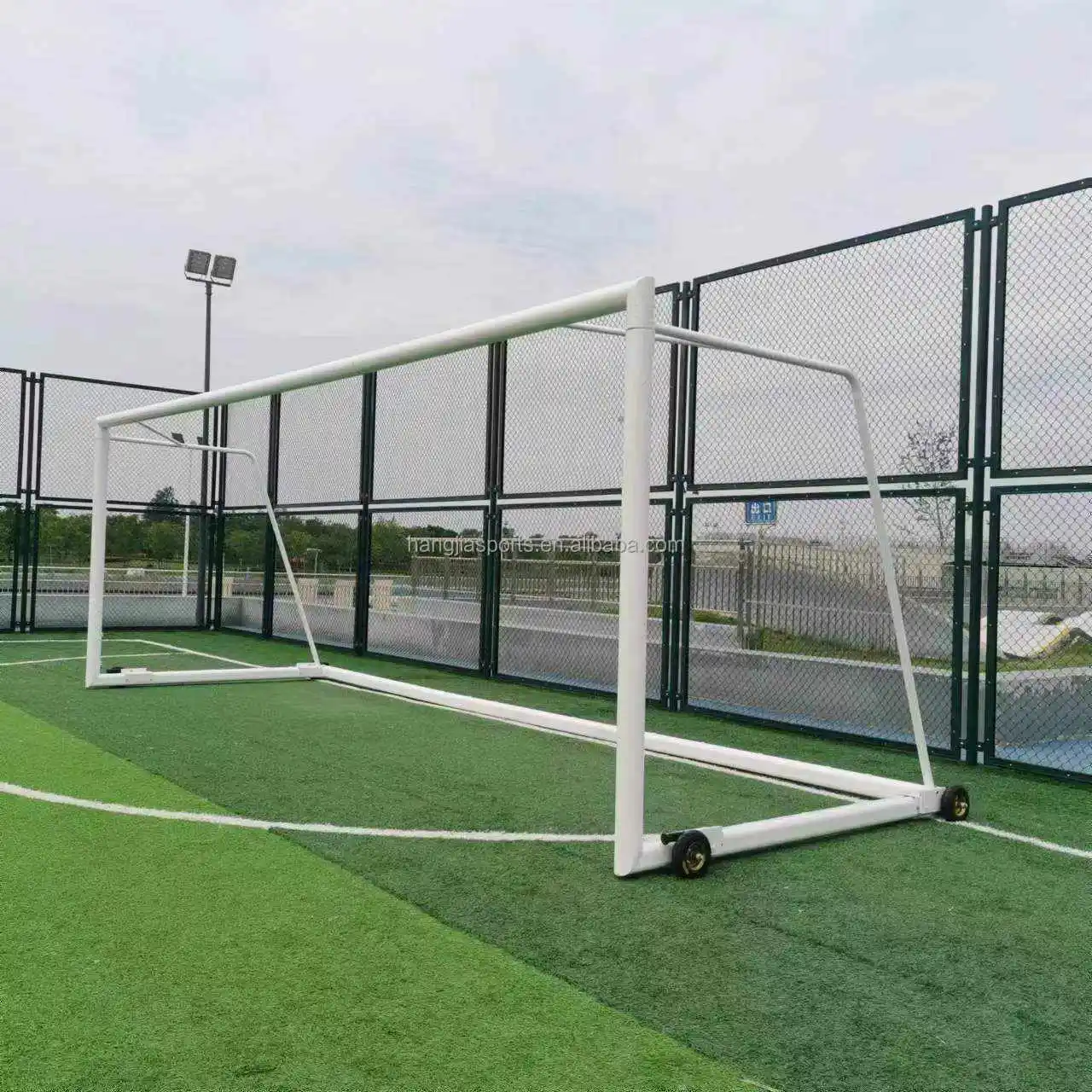 

Hot Sale 5 People Factory Low Price 3m*2m Portable Full Size Professional Soccer Goals for Soccer Field Artificial Grass