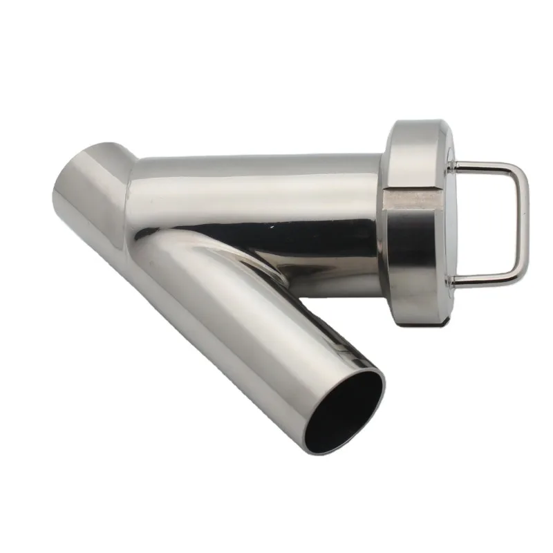 FOR Food Grade Stainless Steel SS316L Welded Y Type Sanitary Filter Fruit Juice Strainer