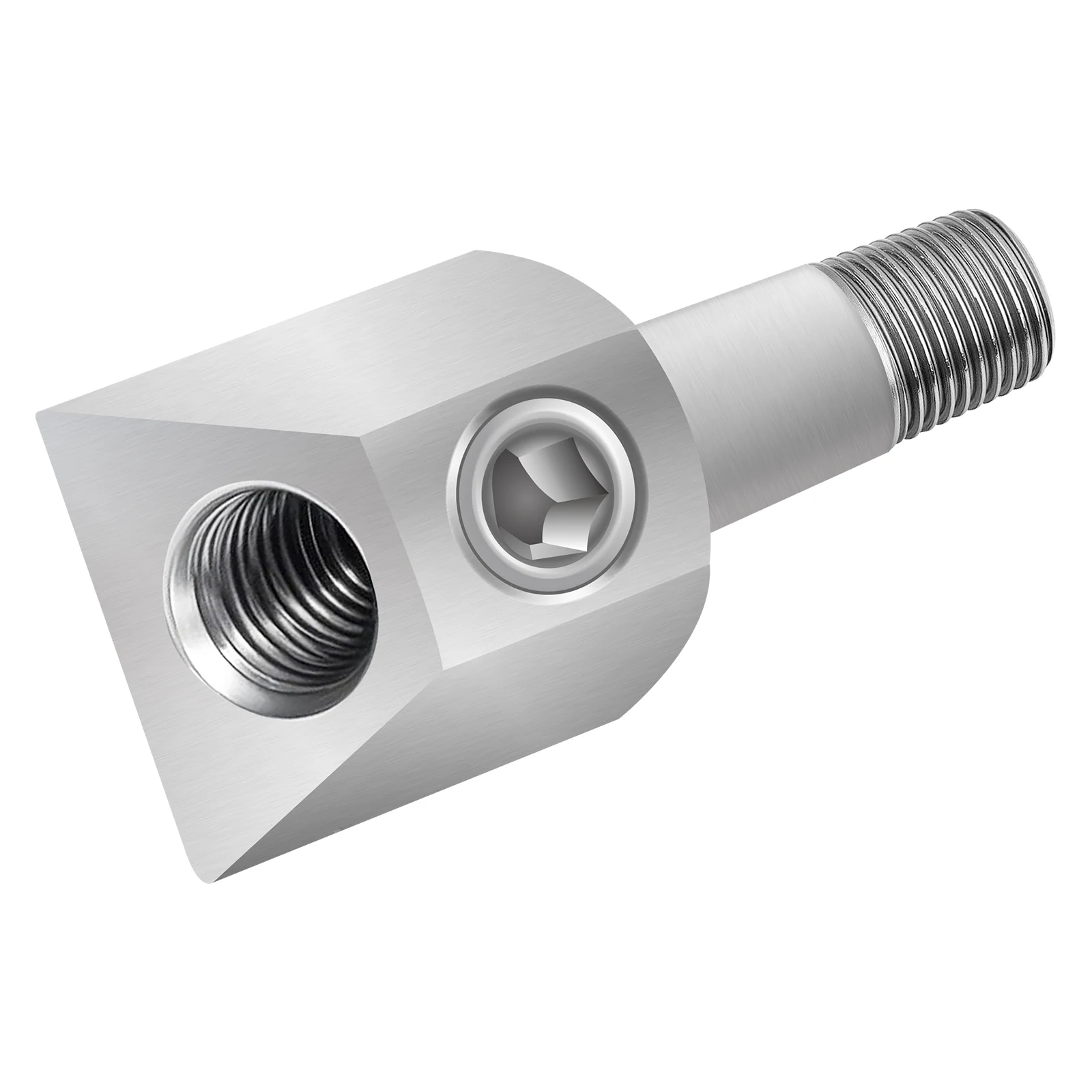 Stainless Steel Hydraulic Sensor Adapter 1/8-27 NPT Threaded Fitting For Oil Pressure Gauge Installation Space Saver