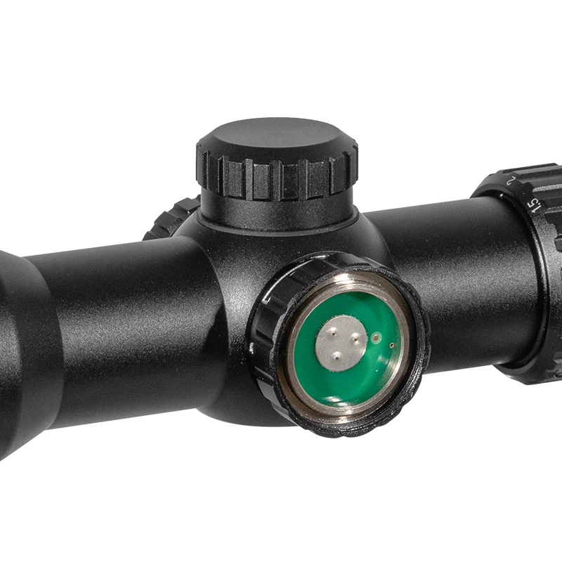 Imagem -05 - Fogo Wolf-irg Crossbow Hunting Riflescope 1.55x32 Verde Iluminado Óptico Sight Range Finder Retículo