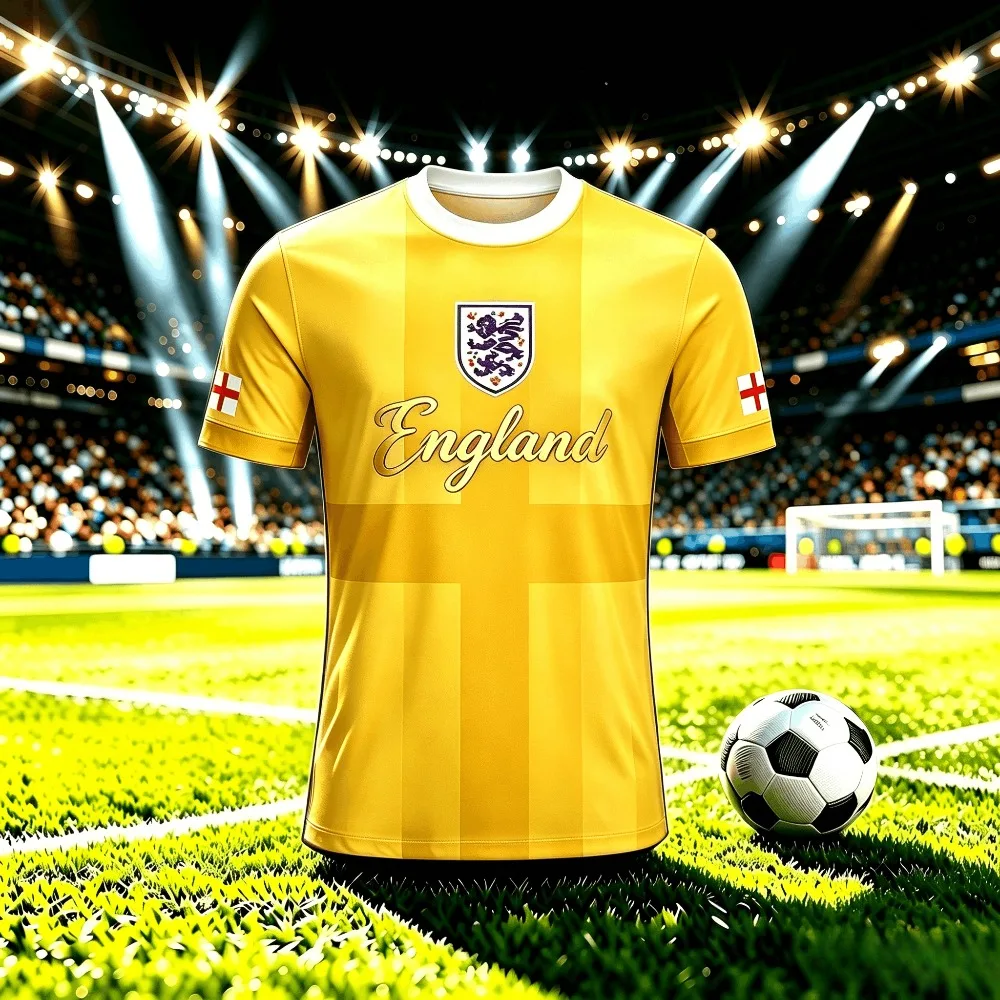 2026 Summer England Football Style Sports Quick-dry Men's T-Shirt Fashion Print Casual Women Short Sleeve Men's Sports Tee Shirt