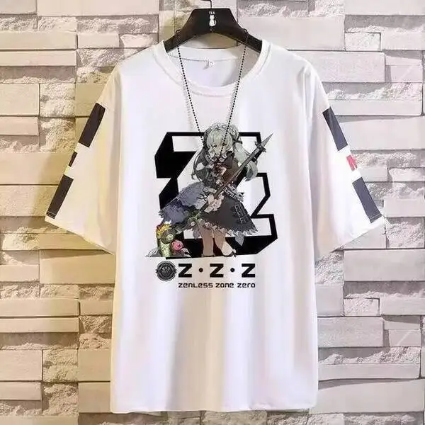 

Аниме-игра Zenless Zone Zero Cos Koleda Anby Billy Nicole Soijkaku и т. д. Простая свободная футболка унисекс с круглым вырезом и короткими рукавами 2024.