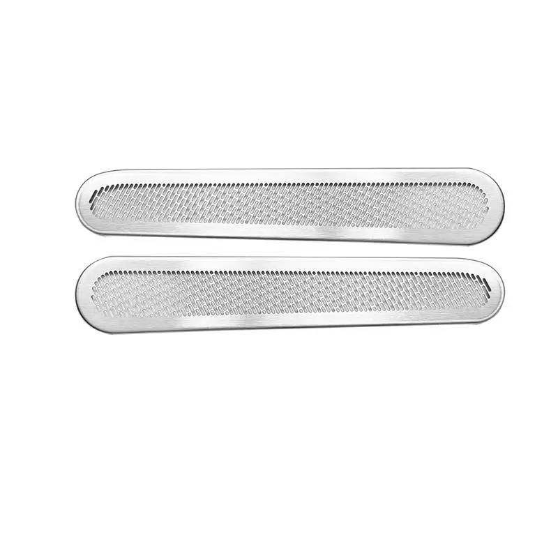 

2Pcs Car Door Air Vent Protective Cover Stainless Steel Front Door Triangle Decorative Frame Interior Accessories For AVATR 07