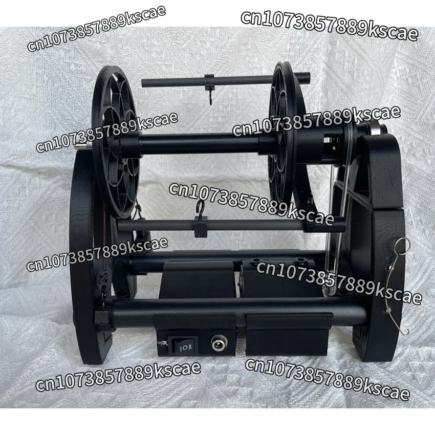 12V adjustable speed display mini electric spinning wheel, wool fiber cotton yarn twist 800RPM