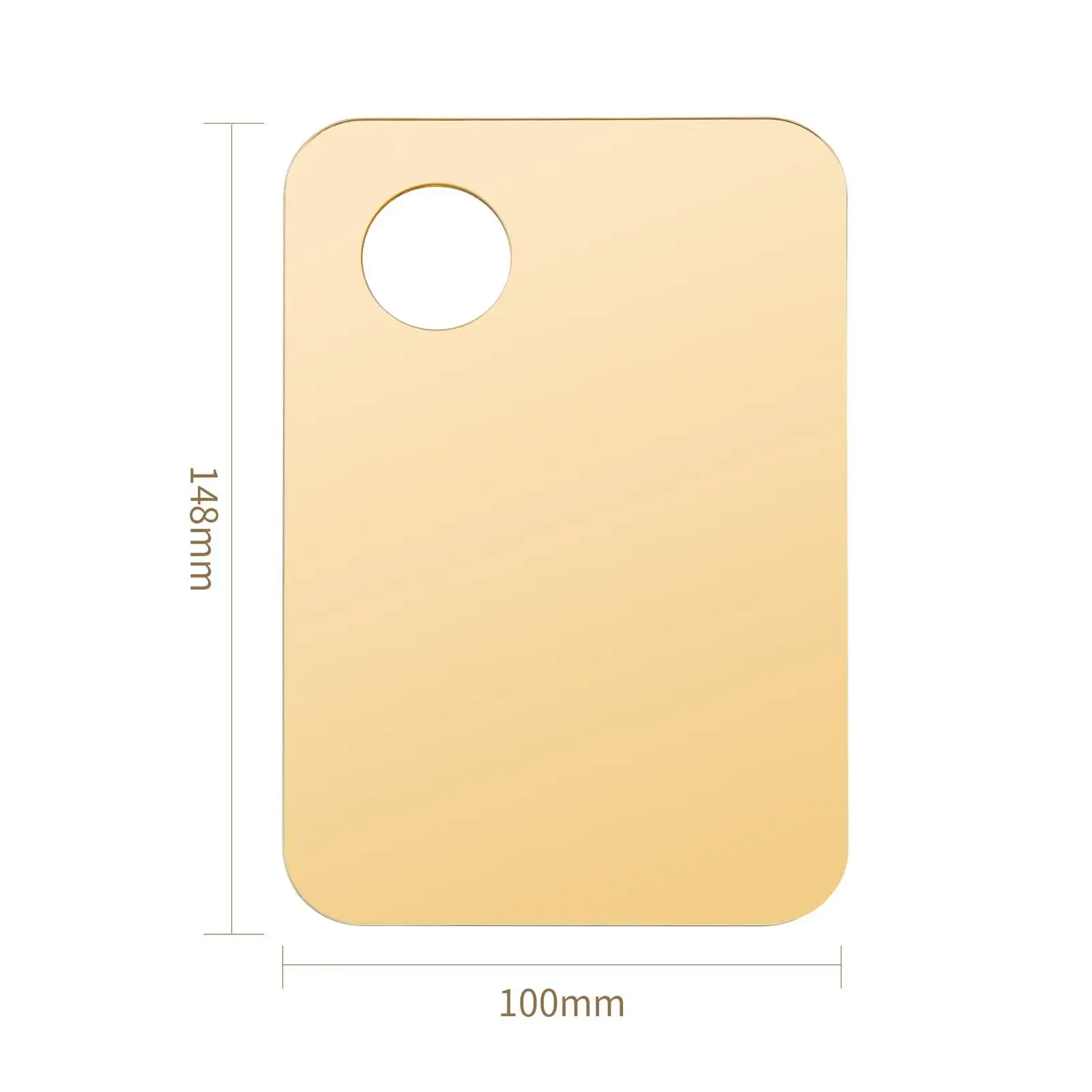 Palette de mélange de maquillage, plaque cosmétique professionnelle en acrylique pour ombre à paupières, Blush, fond de teint et Nail Art