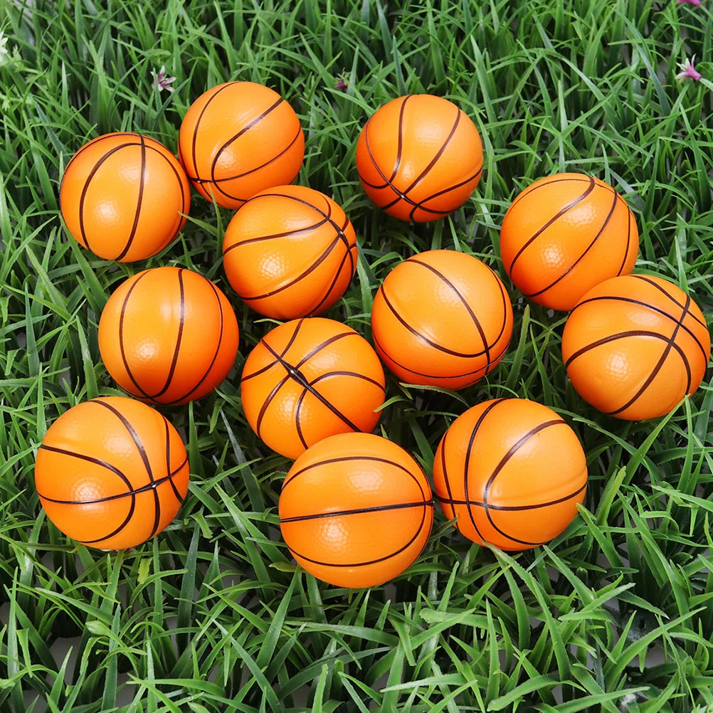 8 Pcs Stretchy Toys Sponge Ball Basketball Relief Balls Football Pu Stress for Kids