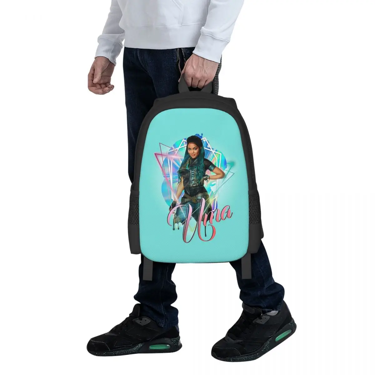 Uma Princess - Descendants 3 Student Backpack School Bag Hiking Travel Daypack for Men Women Fashion Bookbag Shoulder Bags