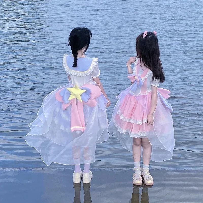 25COSSweetheart Lolita Dress Chai Huhu Lolita Lovely Card Girl Dress Sakura Ever-changing Little Sakura Lolita Cosplay Girl Dres - view 2