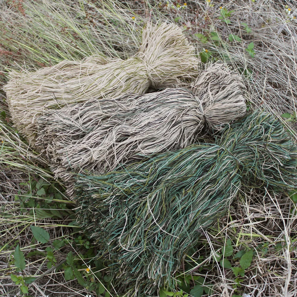 VULPO-Camuflagem Serapilheira Fios, DIY Caça Suit, Ghillie Reparação Fios Especiais, Desert Woodland, Rosca sintética