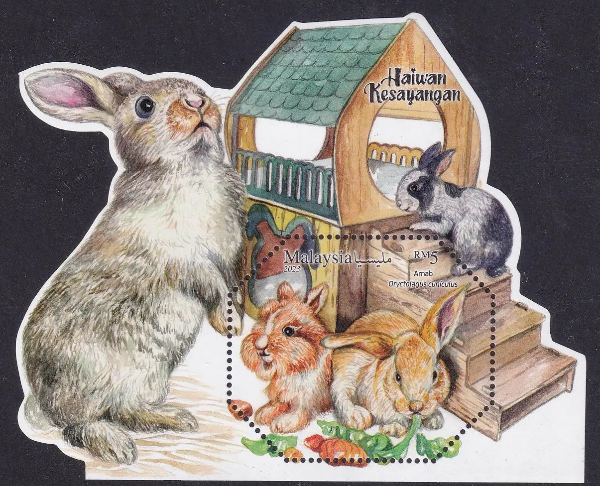 

Malaysia Post Stamps Postage 2023 Rabbit Pet Animal 1 All New MNH Collectible Postage Stamps Scrapbook Material For Scrapbooking
