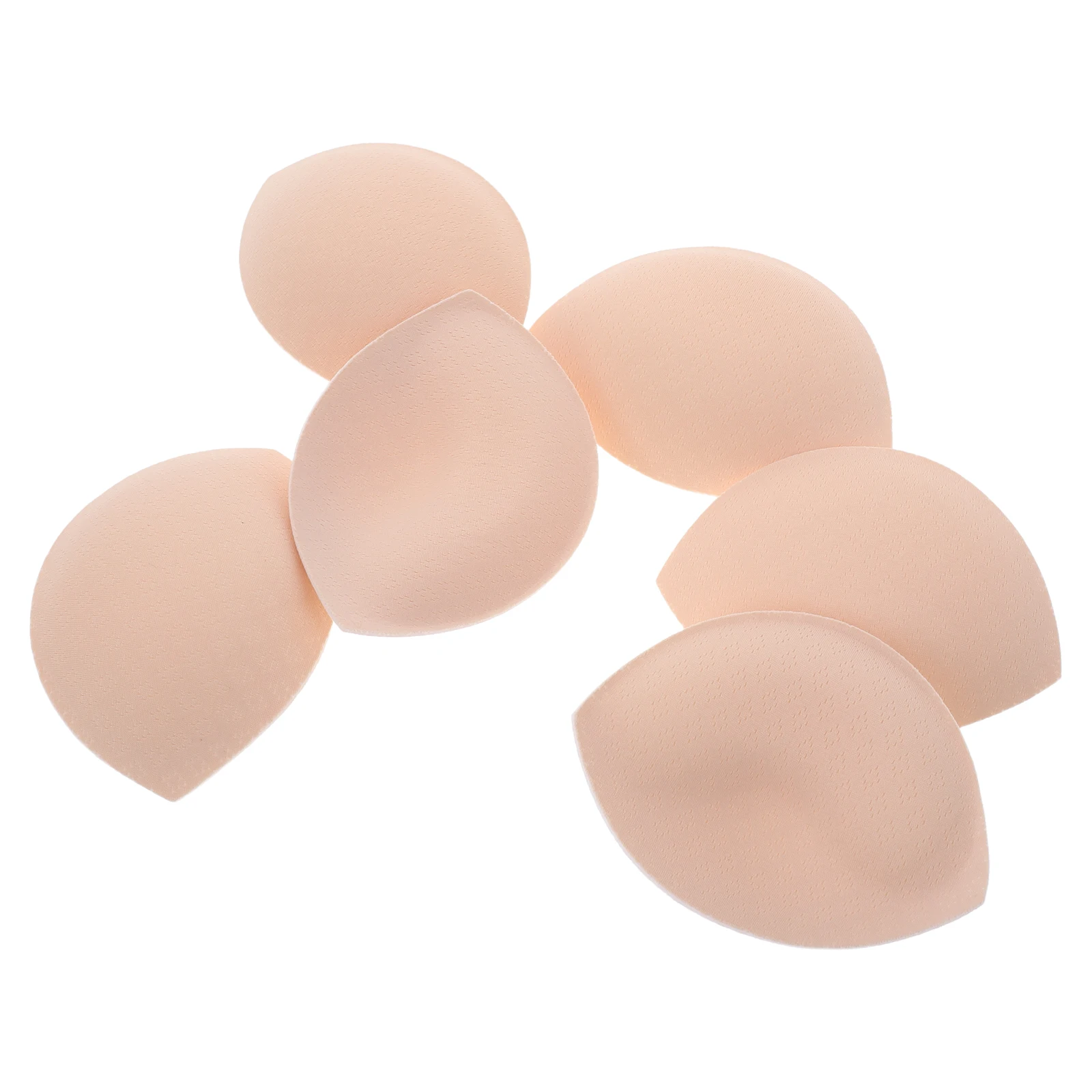 

3 Pairs Sports Bra Inserts Ultrathin Sponge Cups Removable Padding Bikini Wedding Sweatwicking Pushup Chest Support