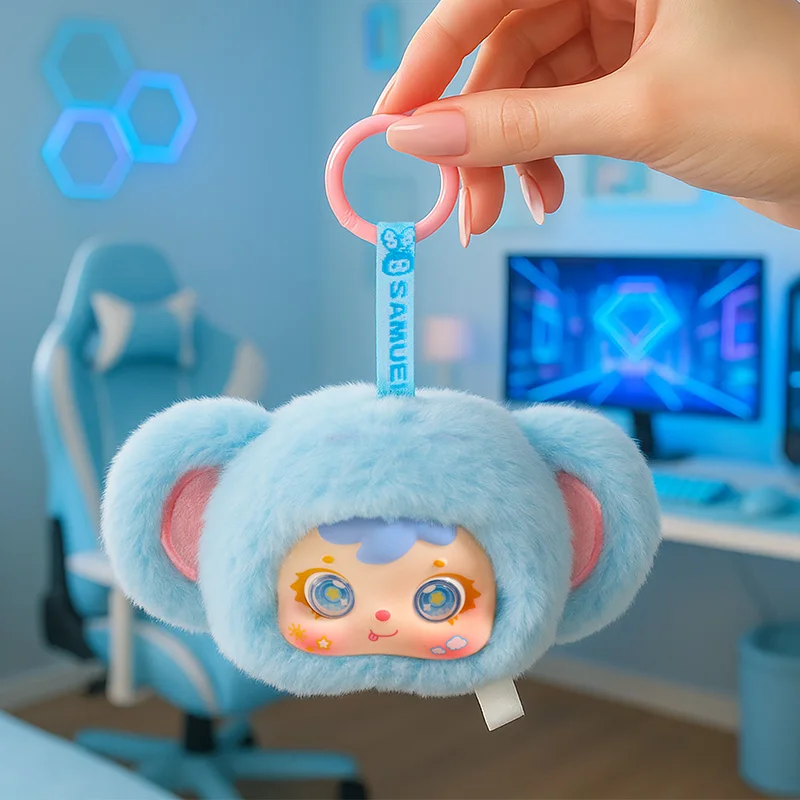 Samuel 2nd Gen Mini Little Animal Series صندوق أعمى حقيبة قطيفة قلادة ساحرة دمية لطيفة لعبة عصرية هدية للفتيات