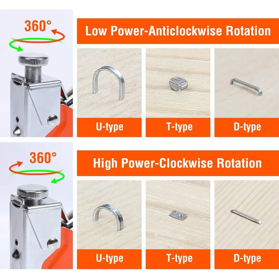 Pistola grapadora Manual 3 en 1 de alta resistencia con 3000 grapas, grapadora para tapicería, muebles de madera, alfombras, carpintería, tion de alambre DIY