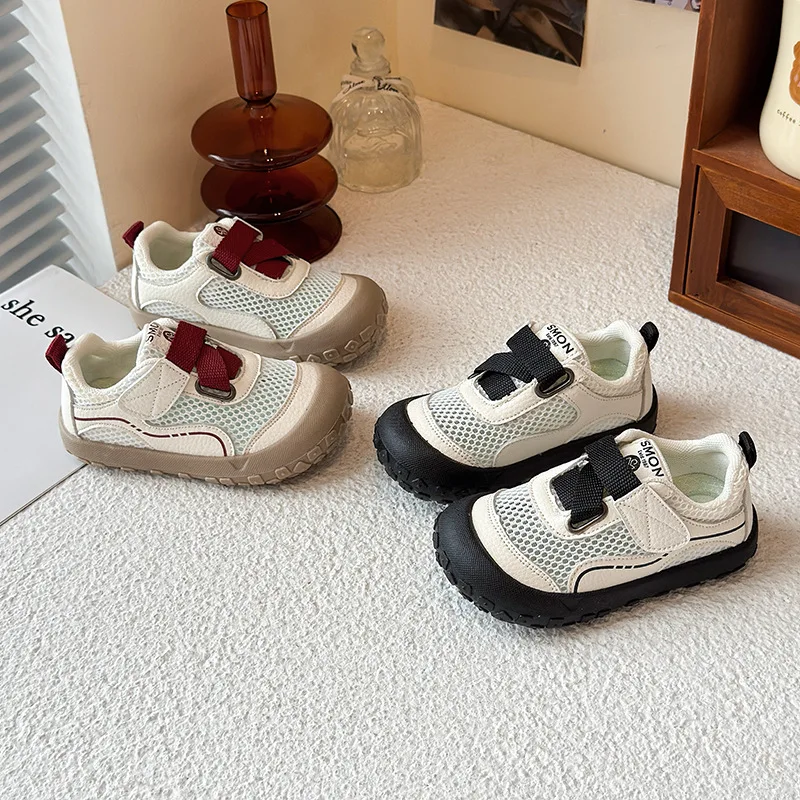 

Kids Sneakers Summer New Mesh Gril Shoes Soft Sole Baby Shoes Breathable Tennis Female Versatile Children Boy Sneaker Кроссовки