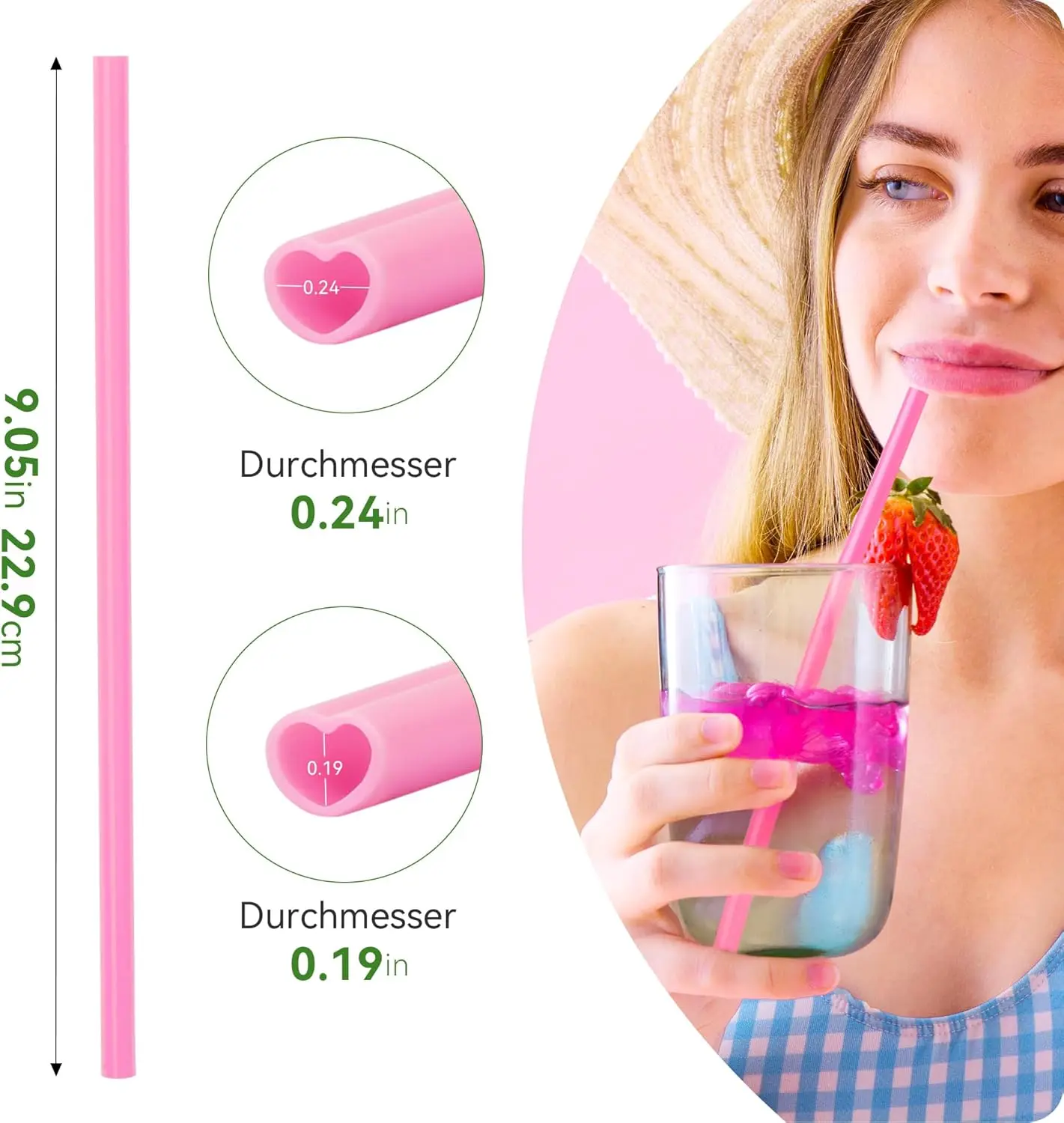 100-400 Heart Shaped Pink Straw Disposable Drinking Cute Straw to Bachelor Party bride Wedding galentines day Cocktail Supplies