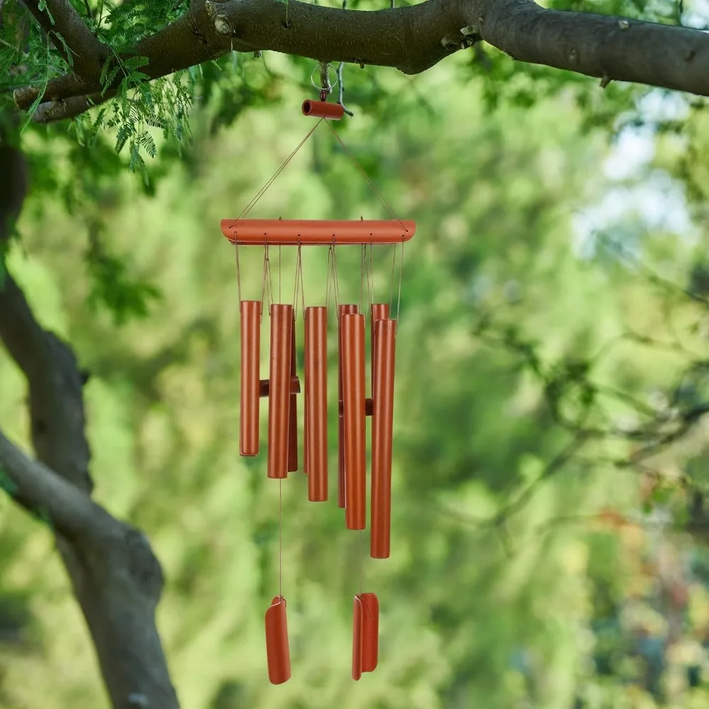 Wind Chimes for Outside,Sympathy Wind Chimes Bamboo Windchimes Outdoors,Decoration for Patio Porch Garden Backyard