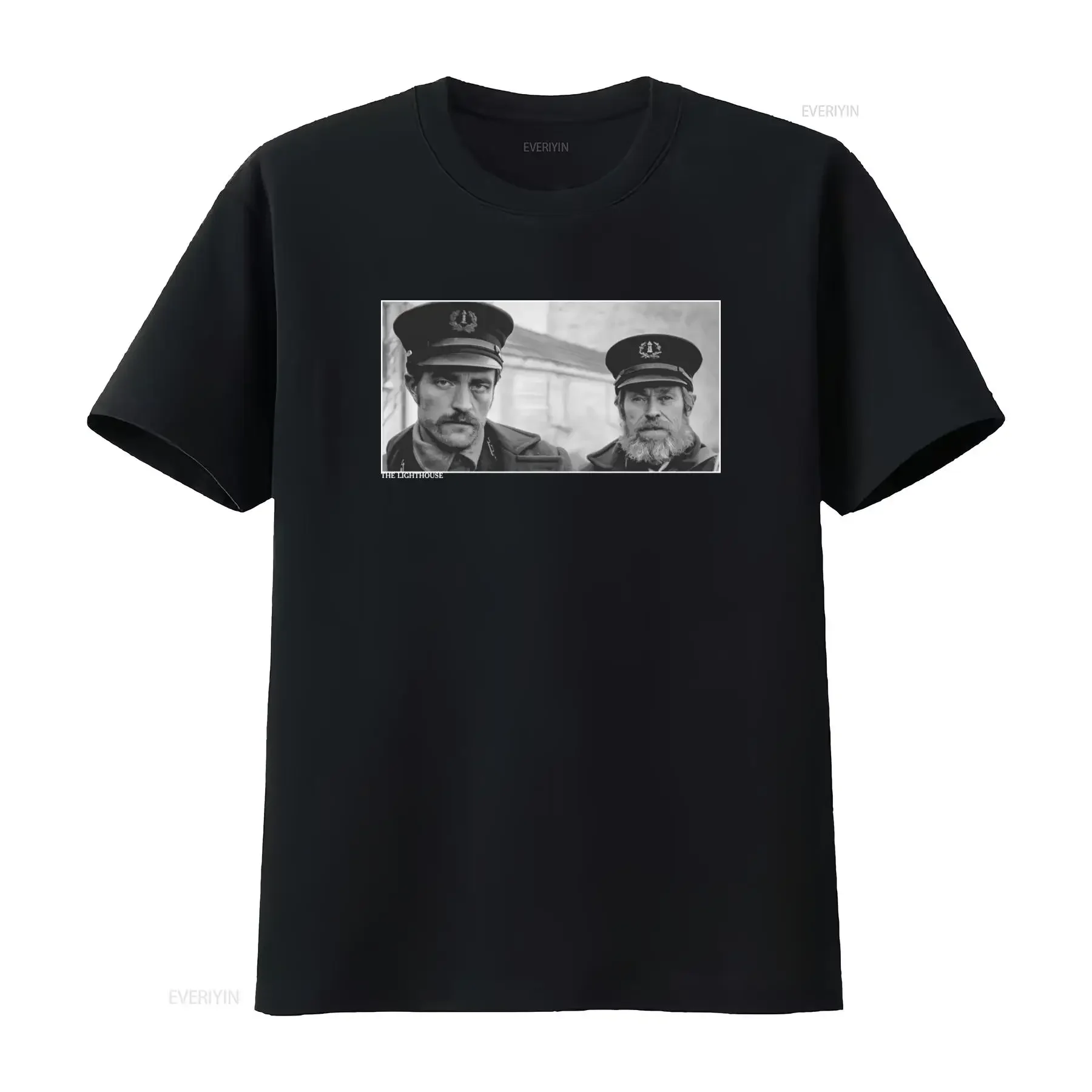 MenWomen The Lighthouse Movie T-Shirt mit Robert Pattinson und Willem Dafoe, inszeniert von Eggers, Vintage-Washed-Unisex-Mode