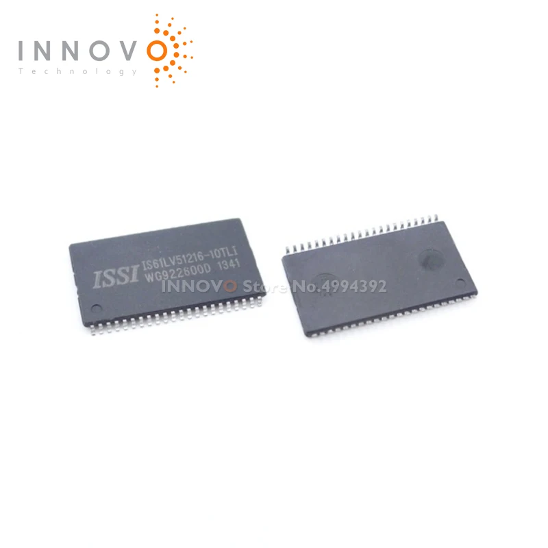 INNOVO 2pcs/lot IS61LV51216-10TLI IS61LV51216-10 IS61LV51216 TSOP-44 Free shipping New original