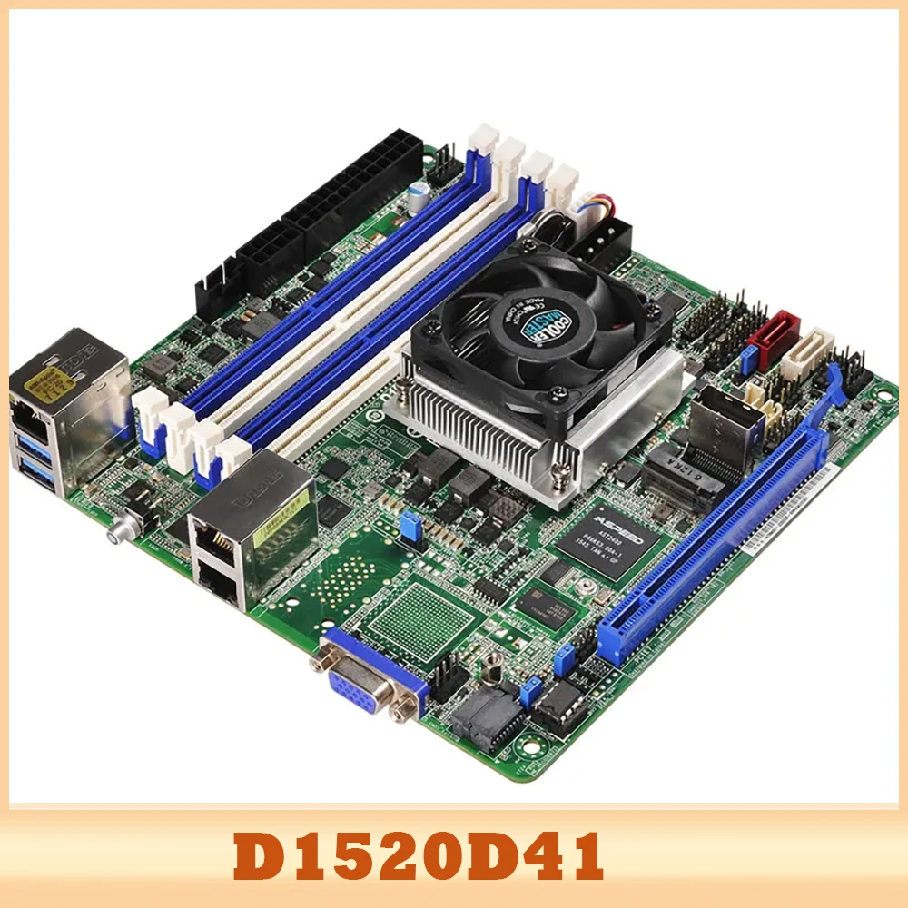 

D1520D41 For ASRock ITX DDR4 IPMI Server Motherboard