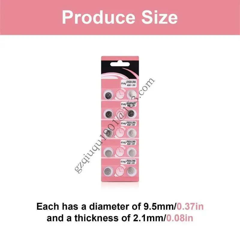 بطاريات خلايا زر القلوية AG6 LR920 طويلة الأمد لعناصر التحكم عن بُعد 066A