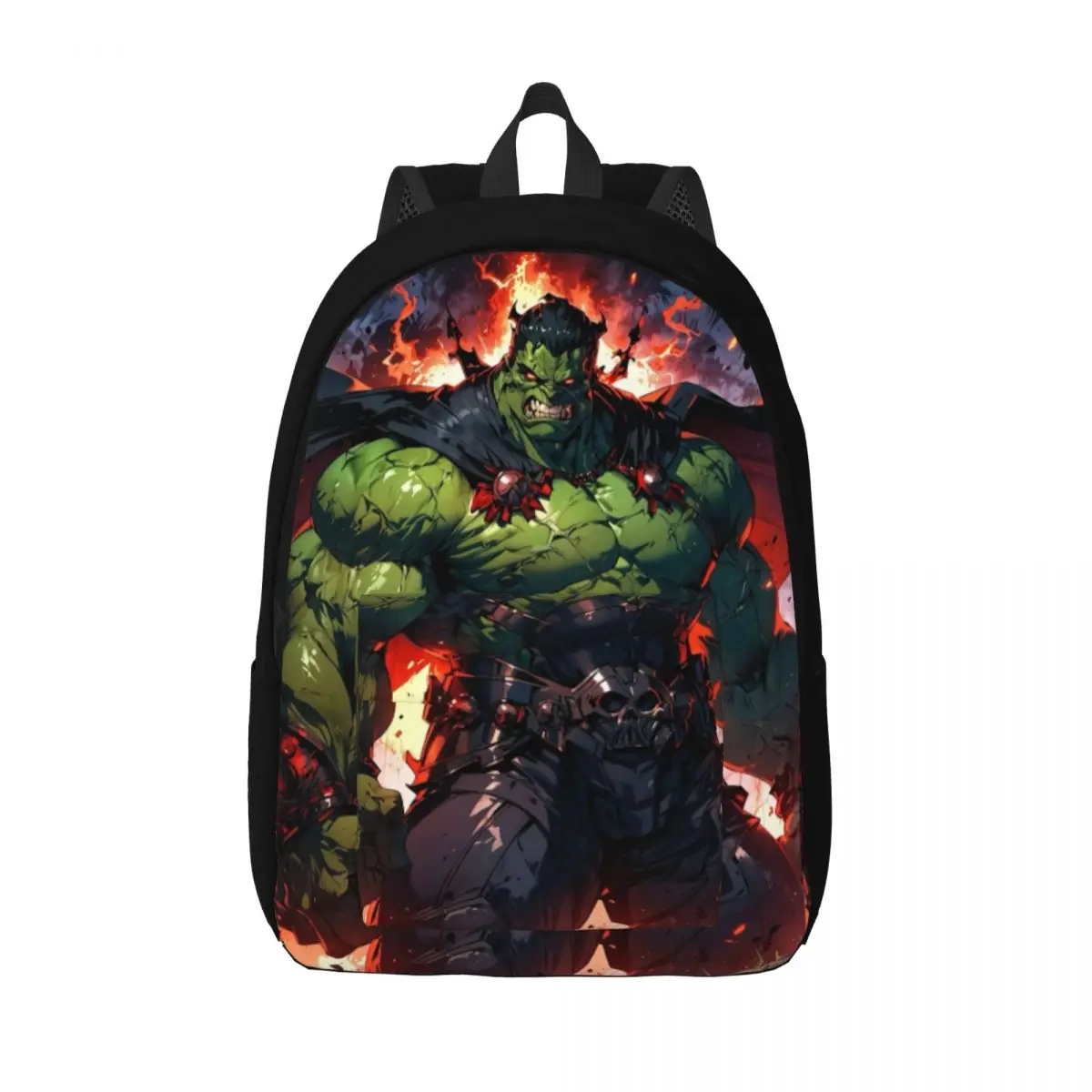 

Custom Furious Villain Hulk Travel Canvas Backpack Women Men School Laptop Bookbag College Student Daypack Bags