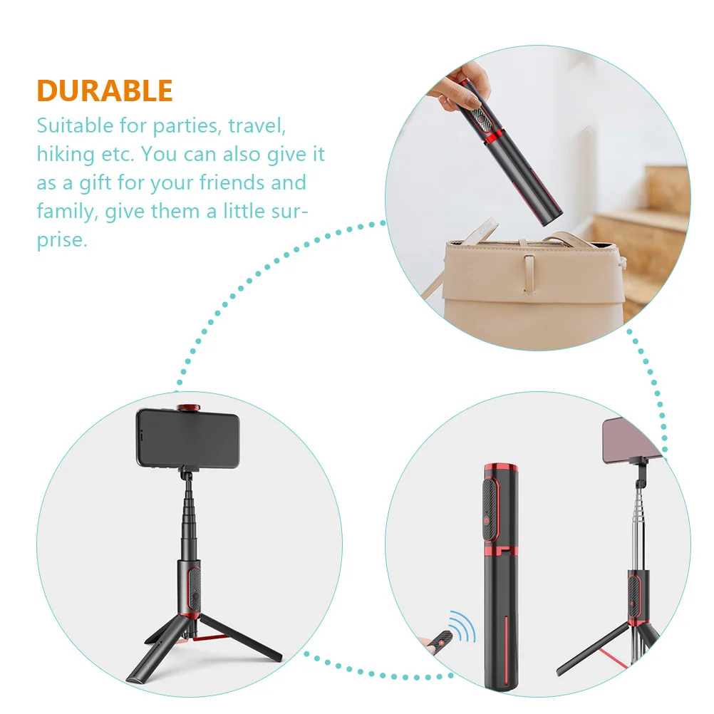 

Lightweight Extendable Selfie Stick Tripod Portable Wireless Remote Phone Stand Travel Selfie Stick Tripod Accessories
