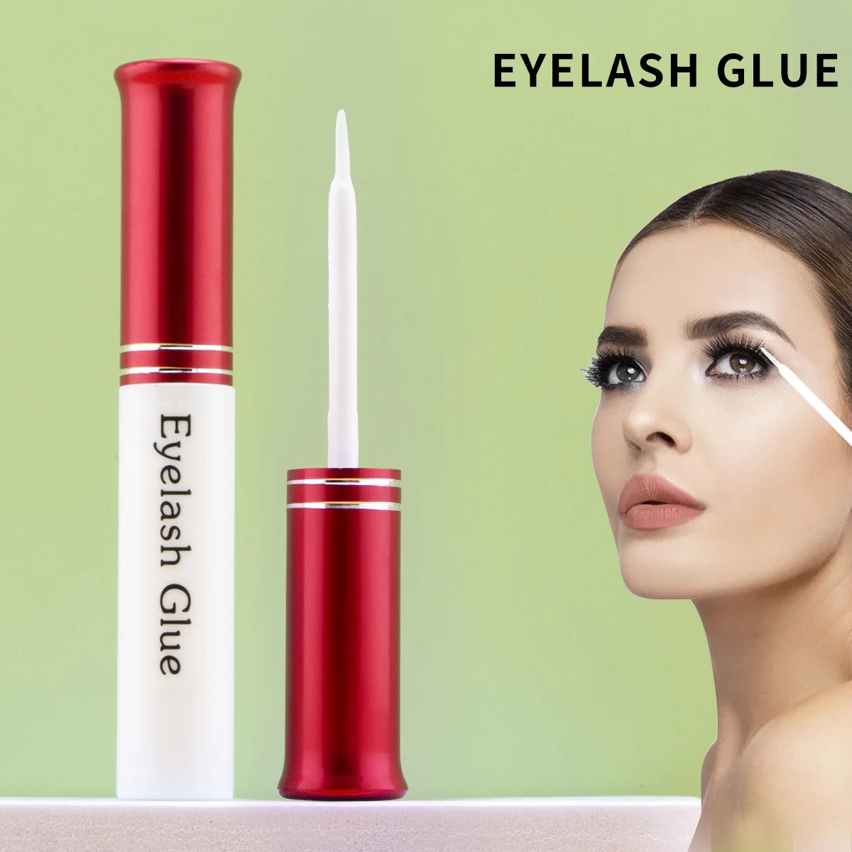[Strong, durable, waterproof and sweatproof] False eyelash glue, quick-drying, mild, non-irritating, sensitive eyes, suitable fo