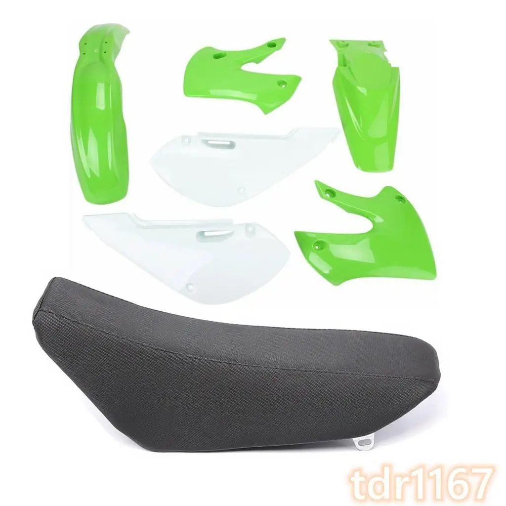 TDPRO Motorcycle body sticker Plastics Fender Graphics Kit  Seat For Kawasaki KLX110 KX 65 DRZ110 RM65 Dirt Pit Bike