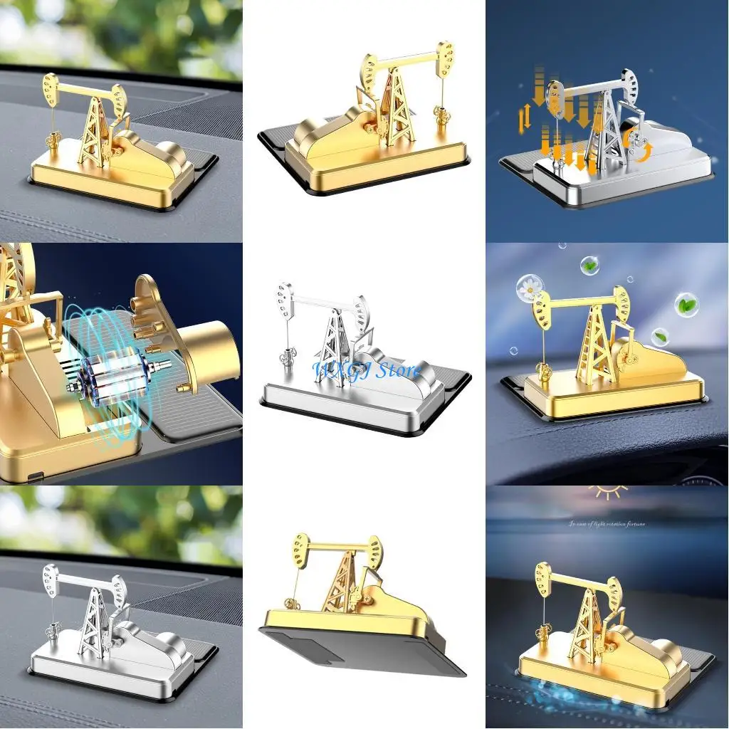 

37JE Auto Car Oilfield Diffuser Perfumes Center Console Dashboard Decoration Ornament