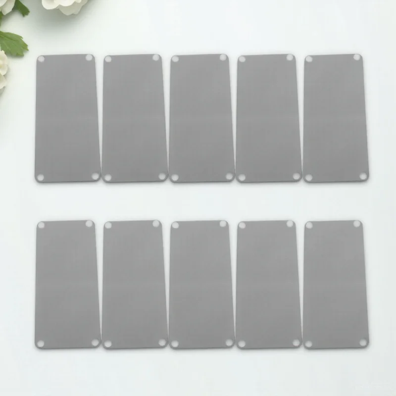 

10Pcs Metal Sign Blanks Blank Metal Sign for DIY Name Plate Engraving Home Office Door Decor Garden Party Wall Art Sublimation