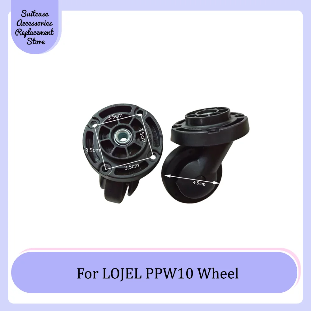 For LOJEL PPW10 Universal Wheel Replacement Suitcase Smooth Silent Shock Absorbing Durable Accessories Roller Caster Wheels