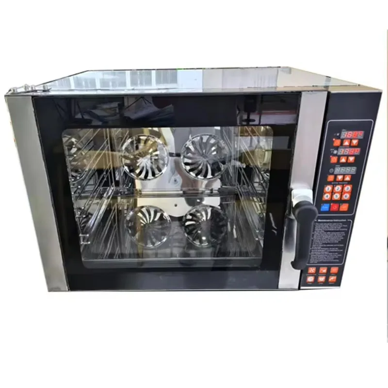 High High Quality Commercial Electric Hot Air Convection Bakery Oven Portable 4-Tray Pizza Bread Deck Oven Restaurants New Used