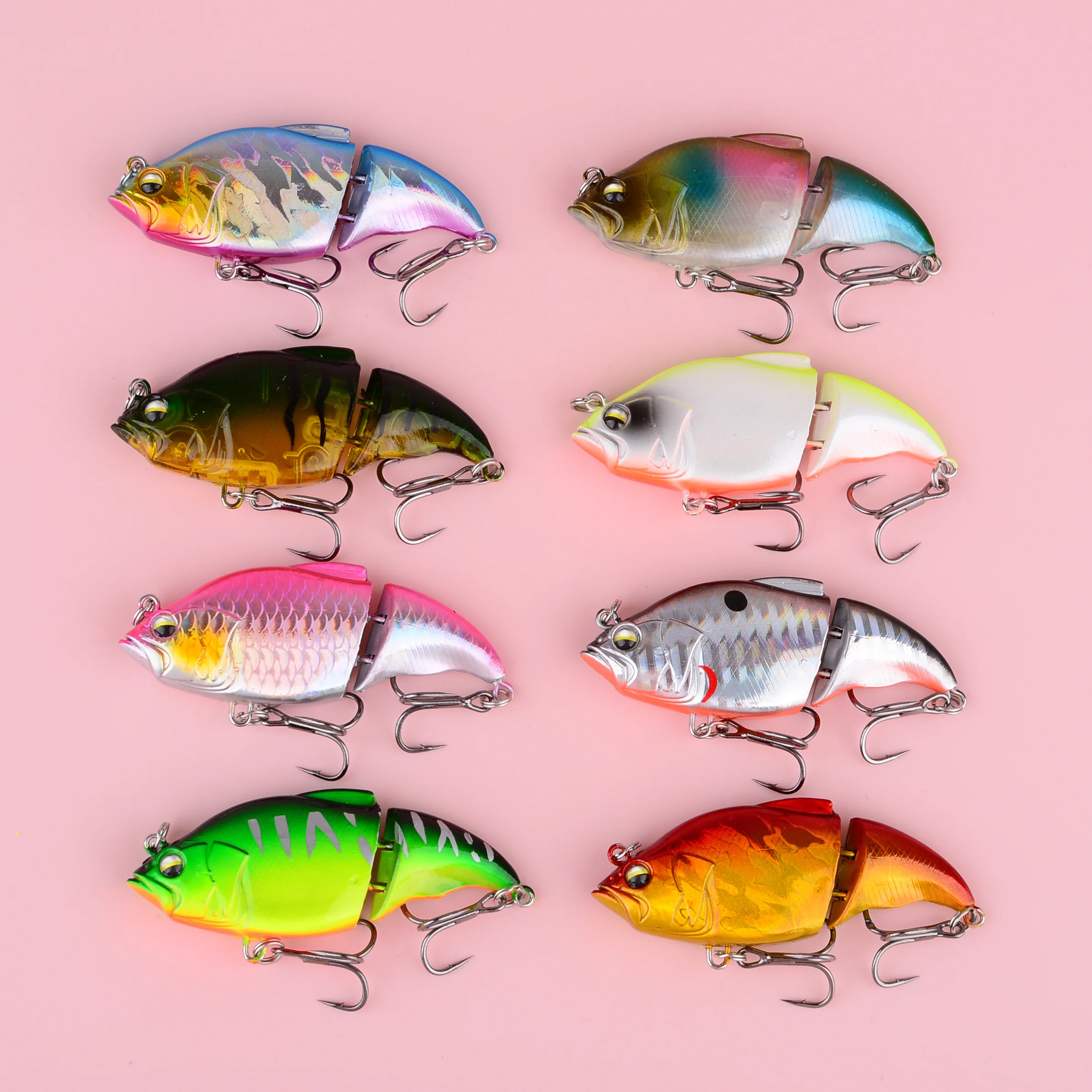 Señuelo Vatalion articulado de natación lenta para swimbait y wobbler - imagen 5
