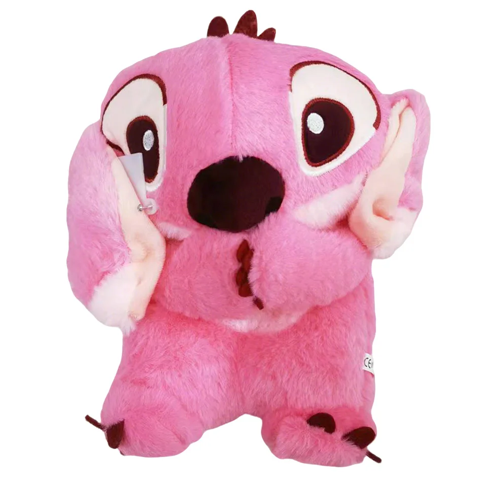2026 Nuovo Disney Stitch Anime Peluche Bambola Con Illuminazione Musica Airbag Kawaii Placare Giocattolo Del Bambino Per Lenire Il Sonno Peluche Per I Bambini Regalo