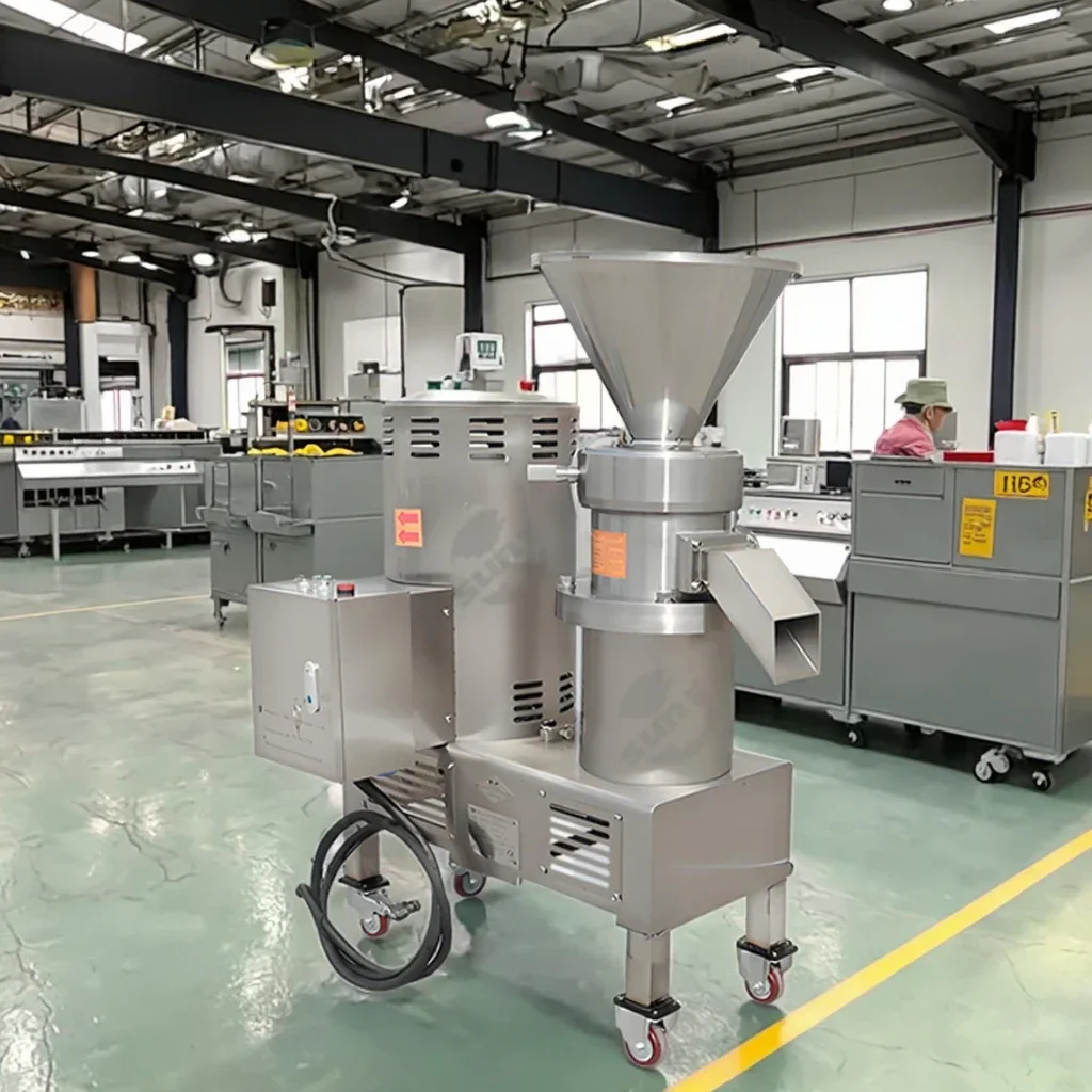 Stainless Commercial Maker Groundnut Chickpea Cocoa Bean Sesame Nut Paste Grinding Colloid Mill Peanut Butter Grinder Machine