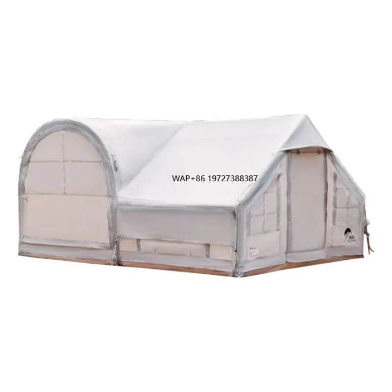 

Лидер продаж, роскошная большая воздушная колонна из ТПУ, водонепроницаемая оксфордская парусиновая надувная палатка, открытый кемпинг, дом с насосом