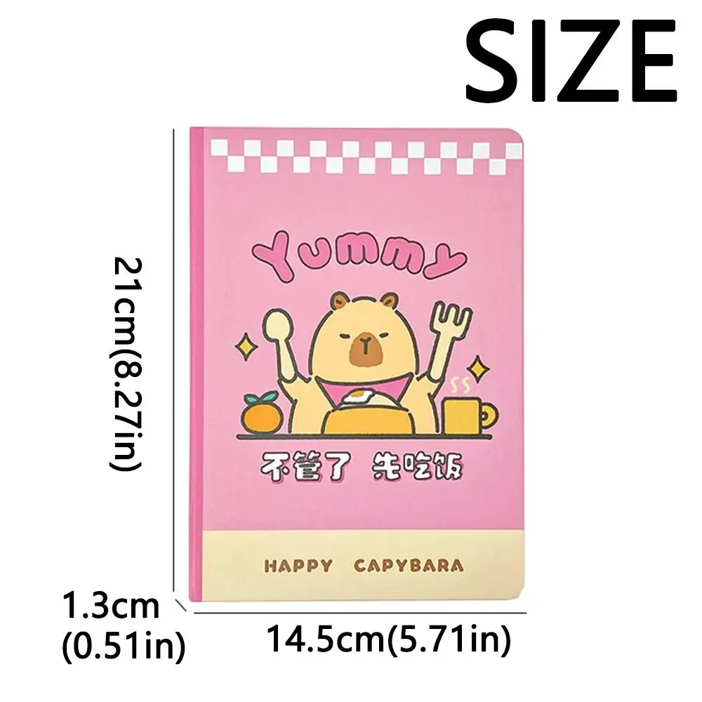 Creative Capybara Notebook Portable A5 Cartoon Memo Note Pads Thickened Inner Pages 96 Sheet Hand Account Book