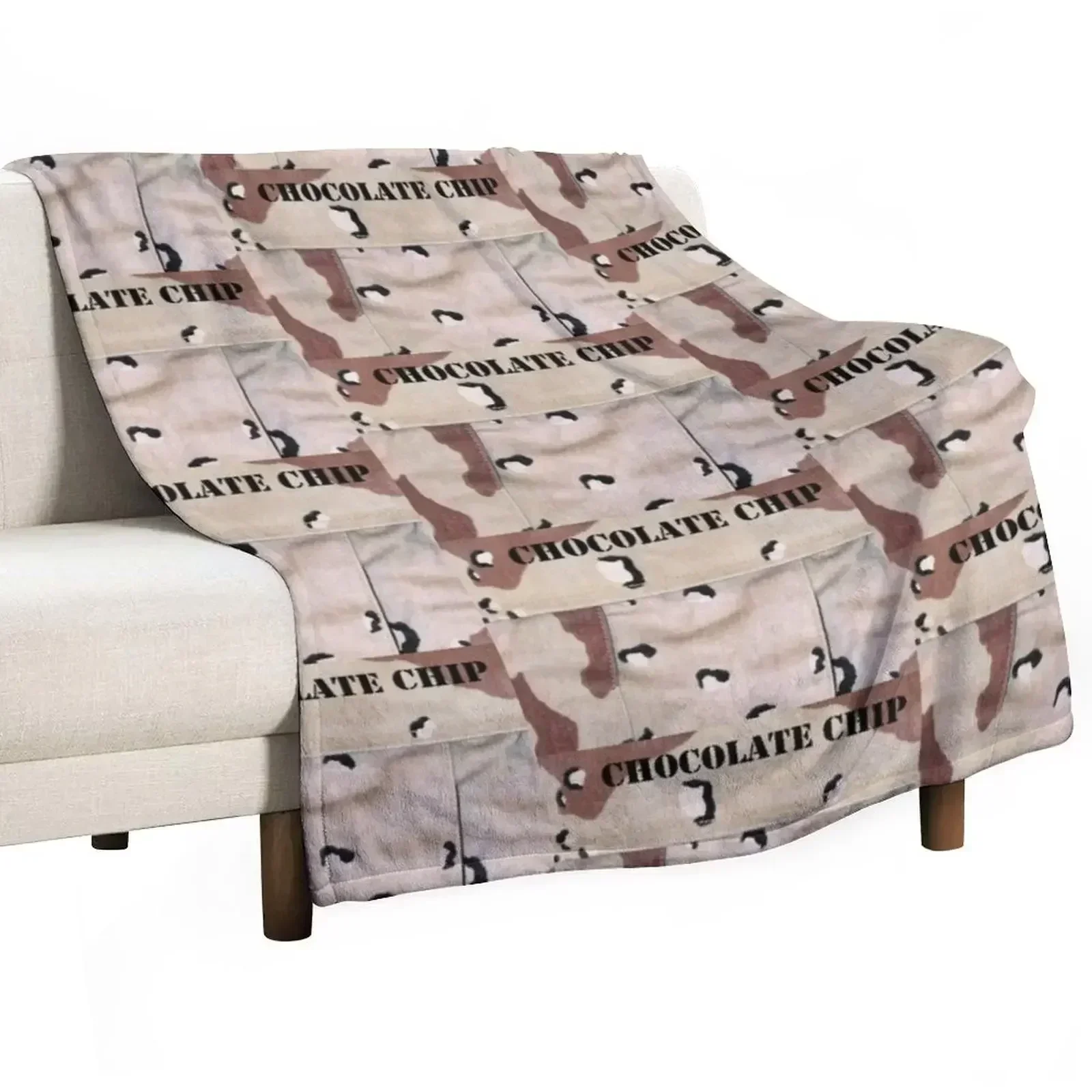 Chocolate chip Throw Blanket Soft Plush Plaid Decoratives Luxury wednesday blankets ands Moving Blankets