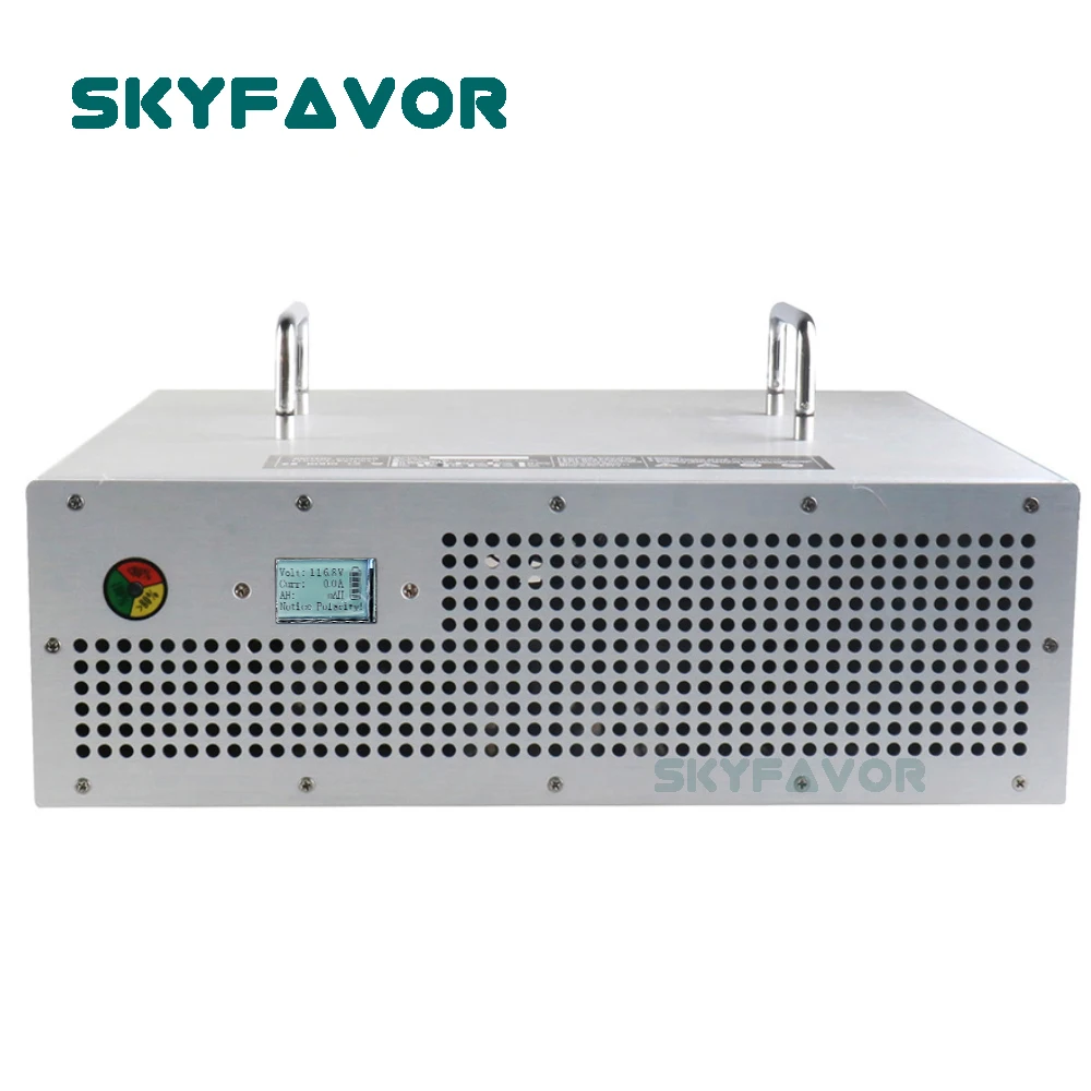 تخصيص 90A 8S شاحن بطارية ليثيوم أيون 33.6 فولت عالية الطاقة 8S شاحن بطارية ليثيوم أيون التلقائي 24 فولت 8 ثانية شاحن بطارية أيون الليثيوم