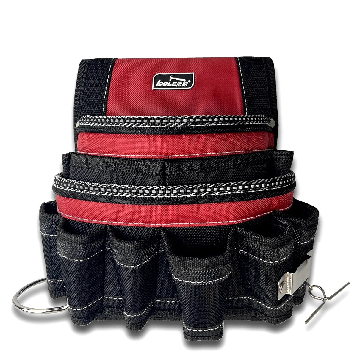 Ceinture de poche multi-outils pour charpentier, sac de rangement pour outils de travail professionnels, sac de taille