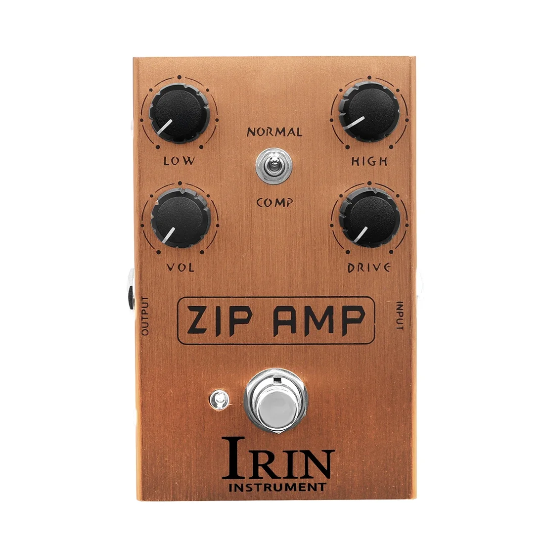 IRIN ZIP AMP Strong Compression Overdrive Tone Guitar Effects Pedal with COMP Toggle Switch for Electric Guitar Effect Accessory