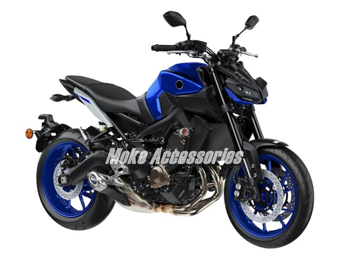 

Комплект обтекателей для мотоцикла Moke moto, подходит для MT-09 2017 2018 2019 2020, комплект кузовных работ, высокое качество, инъекция ABS, синий, черный