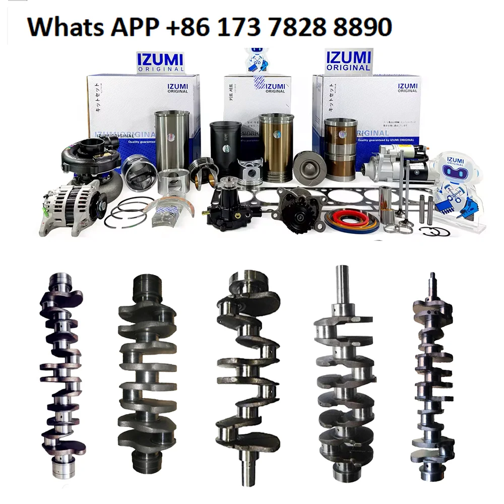 Albero motore per motore Isuzu 6BB1 6BD1 6BF1 6BG1