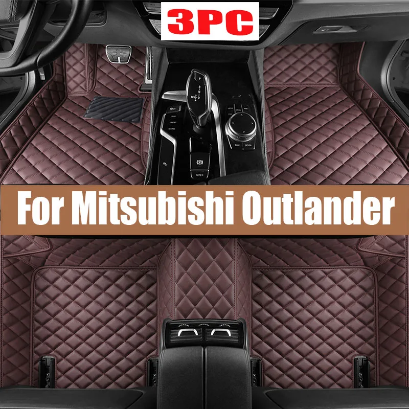 

Car Floor Mats For Mitsubishi Outlander 2022 2021 2020 2019 (5 Seater) Carpets Custom Cover Interior Auto Accessories Waterproof